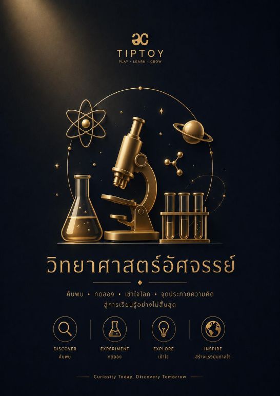 ปกแคตตาล็อกวิทยาศาสตร์อัศจรรย์